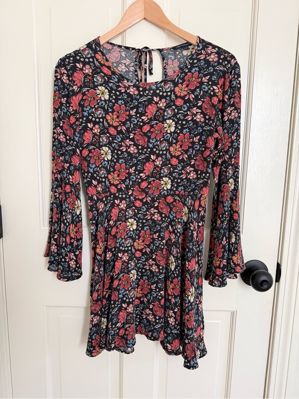 American Eagle Fall Floral Mini Dress
